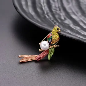 🌟 Natural and Simple Bird Brooch - Vintage Elegance Meets Nature 🌟