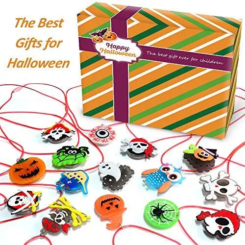 15pcs Halloween LED Necklaces Party Favors for Kids and Adults
