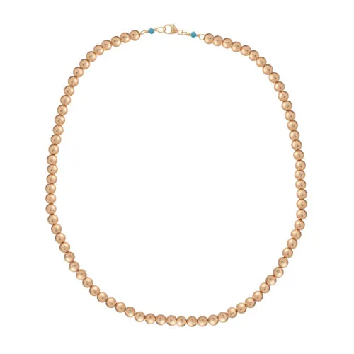 17" CHOKER CLASSIC GOLD 5MM BEAD