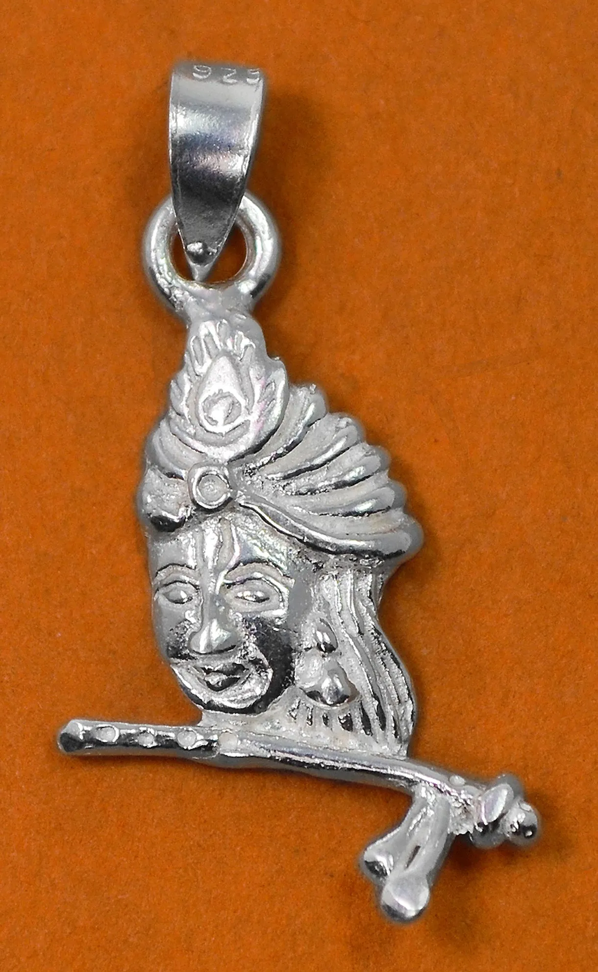 925 Silver Krishna Pendant (Design 32)