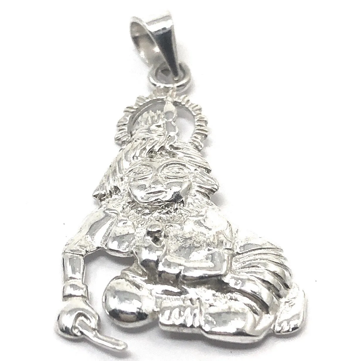 925 Silver Krishna Pendant (Design 33)