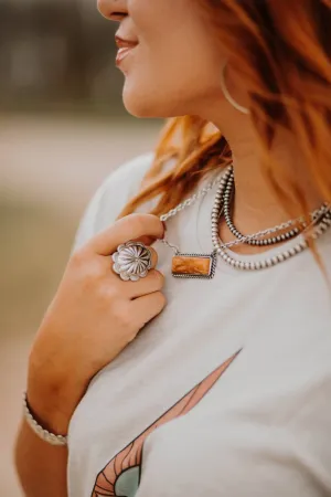 Adjustable Western Concho Ring