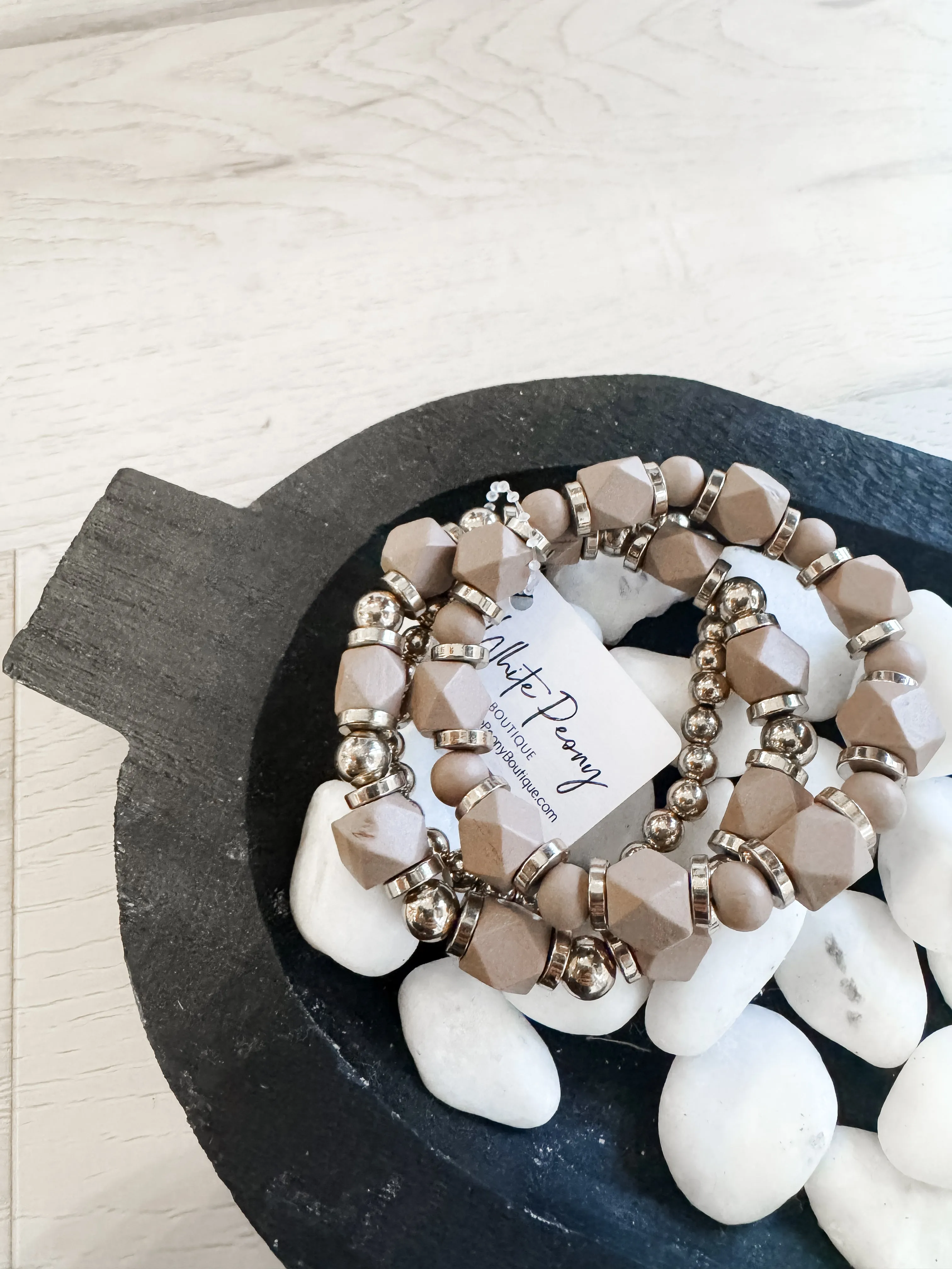 Asymmetrical Bead Bracelets