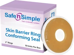 BX/10 - Conforming Adhesive Seals, 2" Skin Barrier Ring