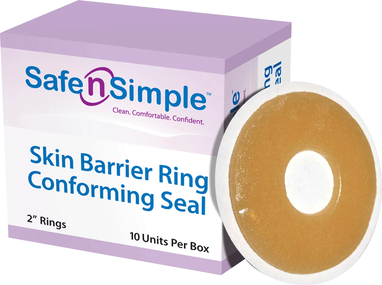 BX/10 - Conforming Adhesive Seals, 2" Skin Barrier Ring