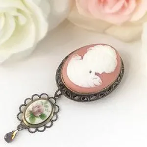 Cameo Brooch - Unique Statement Pin