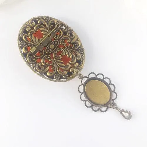 Cameo Brooch - Unique Statement Pin