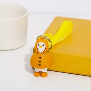 Cartoon Duck Keychain Cute Raincoat Duck Keychain Gift for Her