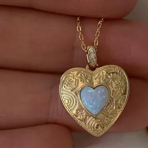 Classic and Romantic Love Heart Charm Necklaces