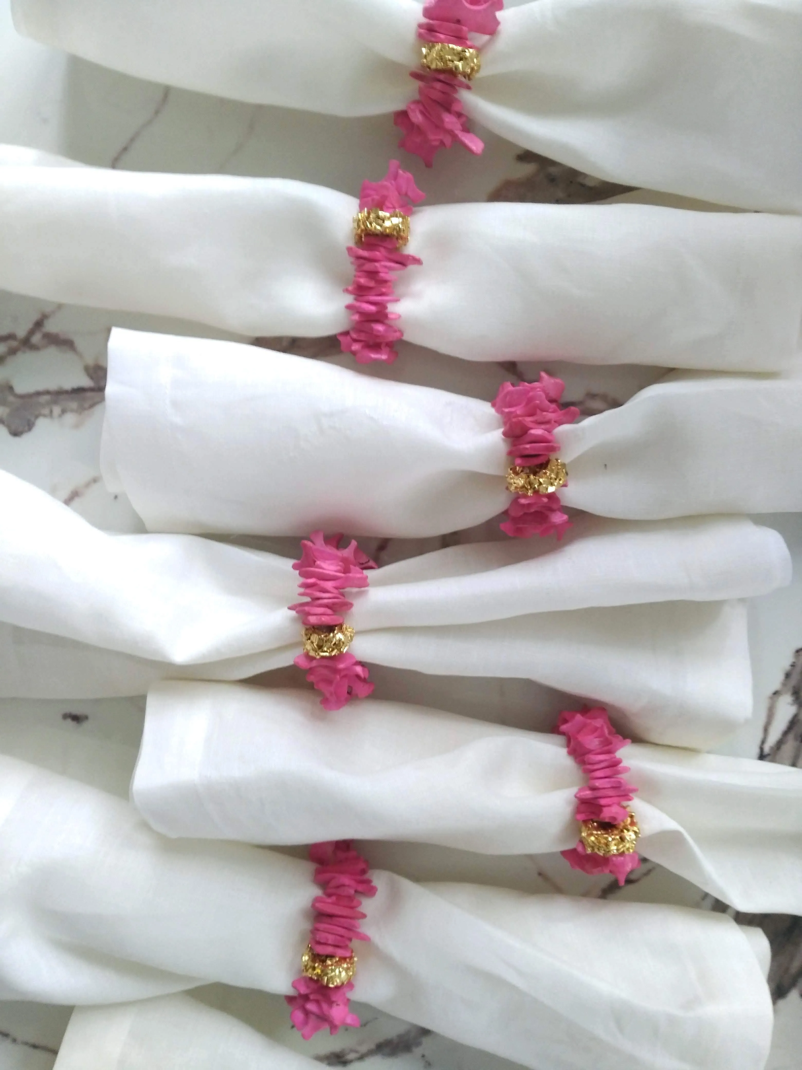 Coconuts Wooden Napkin Ring 6pieces