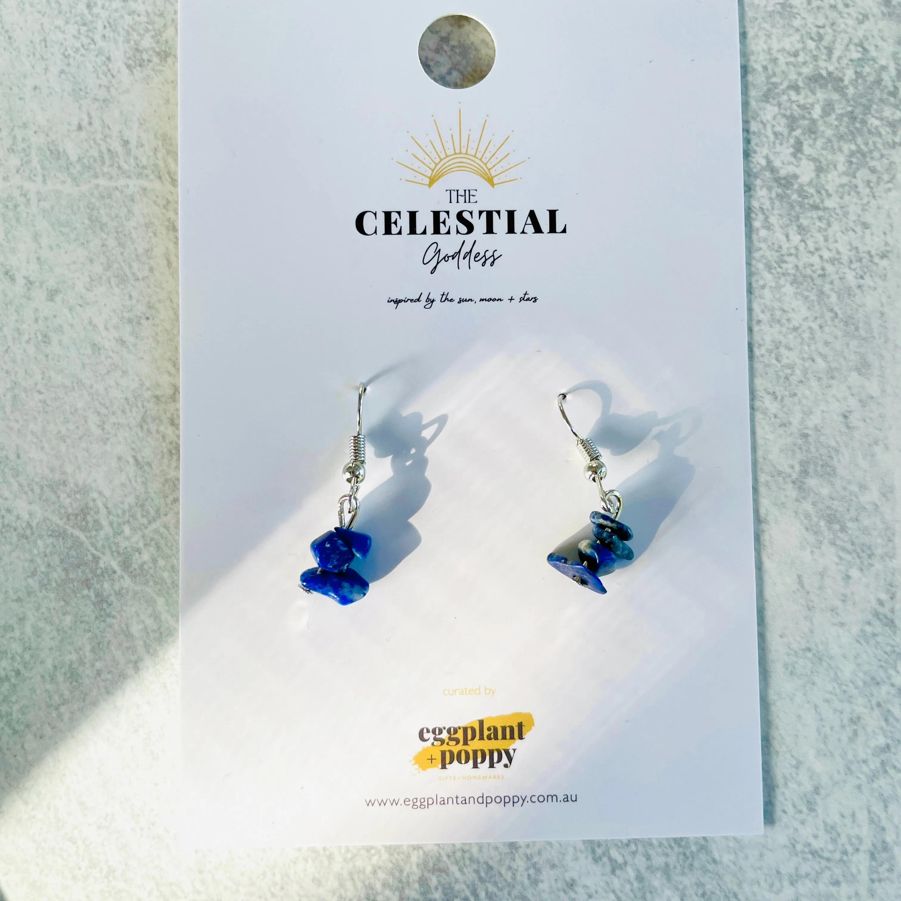 Crystal Chip Earrings