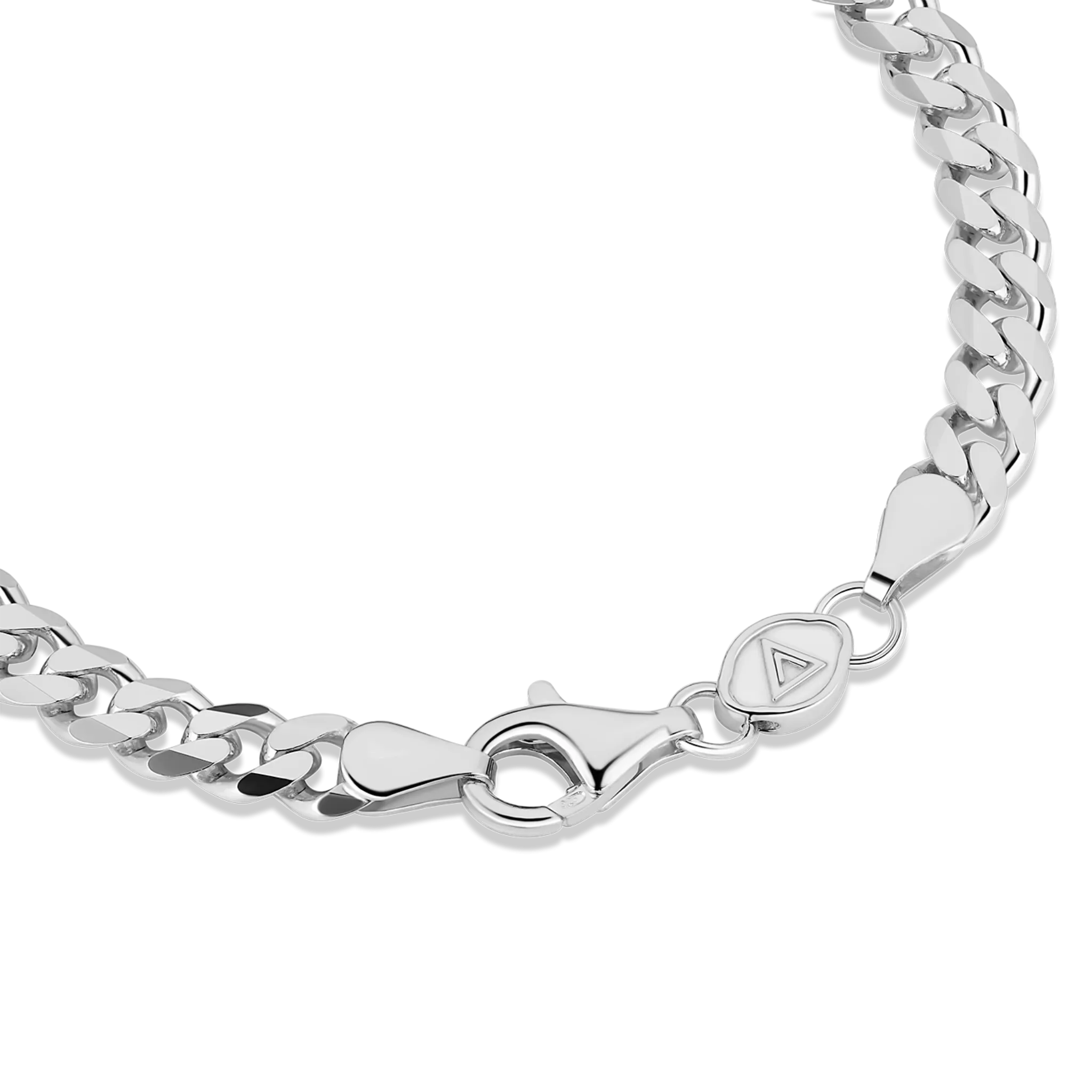 Curb Bracelet, Sterling Silver (5mm)