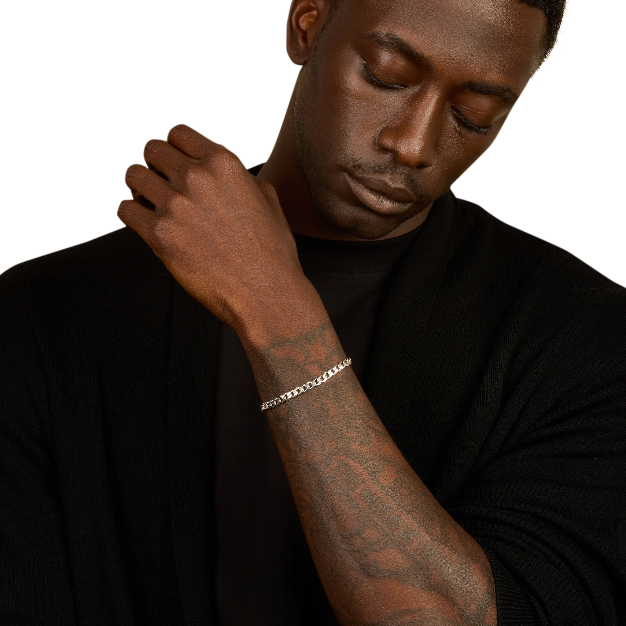 Curb Bracelet, Sterling Silver (5mm)