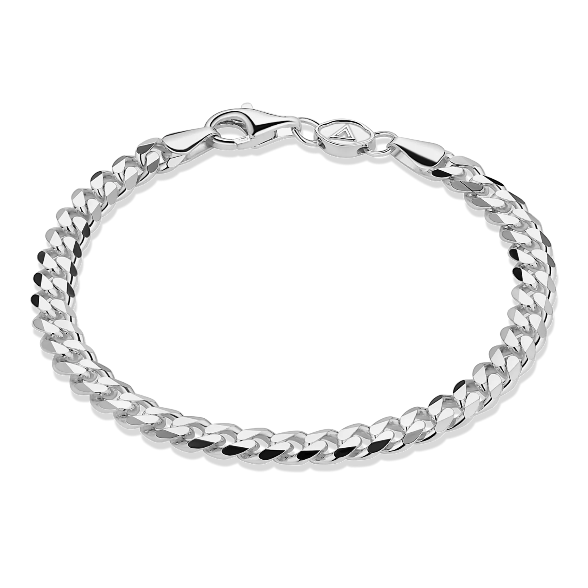 Curb Bracelet, Sterling Silver (5mm)