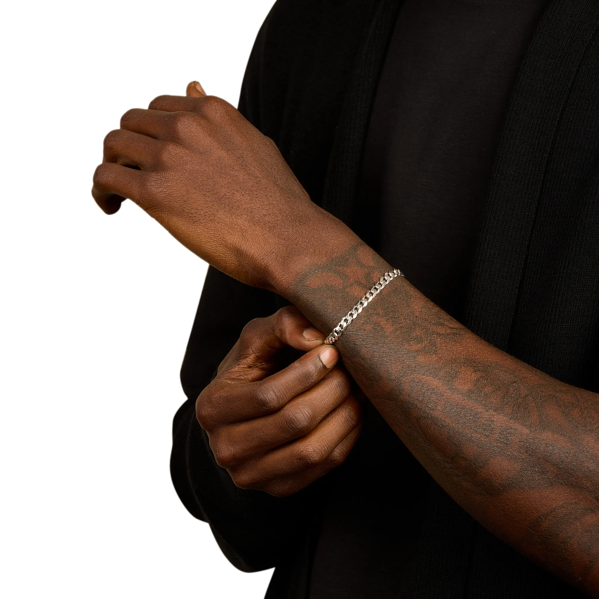 Curb Bracelet, Sterling Silver (5mm)