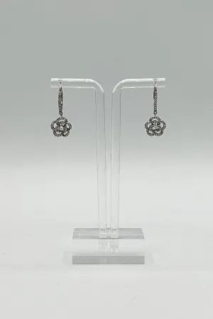 Elen Henderson Cubic Zirconium Rose Shape Earrings