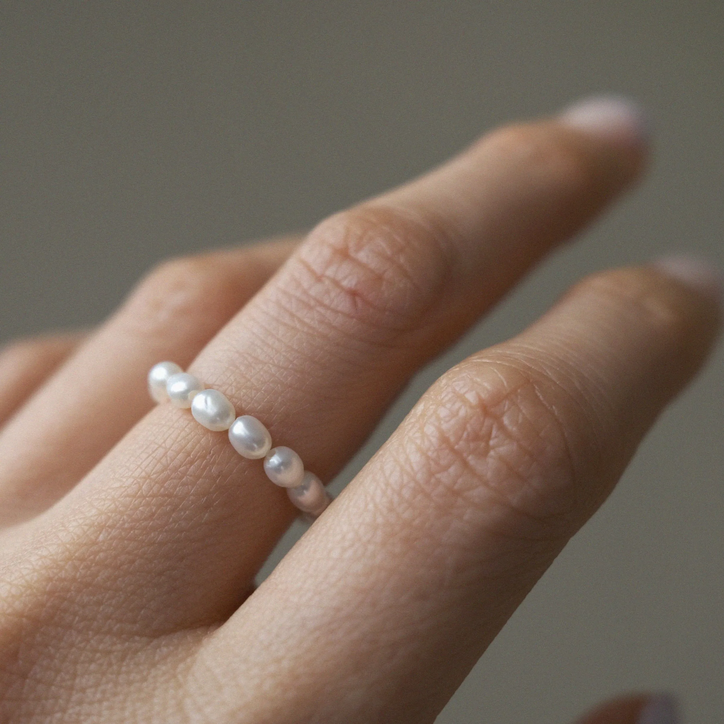 Evia Full Perla Ring