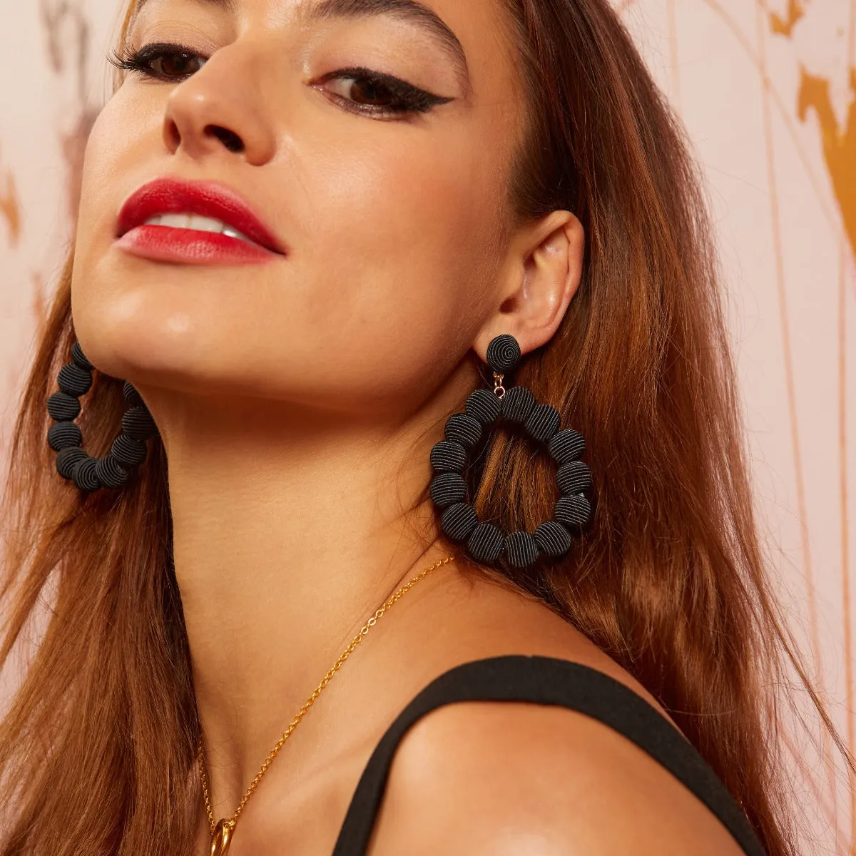 Gelato Black Earrings