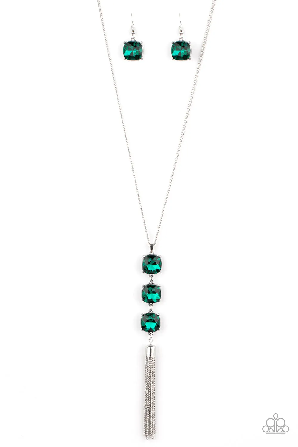 GLOW Me The Money! - Green Necklace