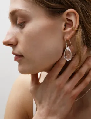 Gota Maxi Earrings Clear