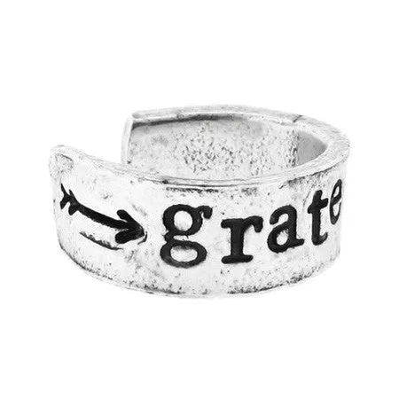 'Grateful' Ring