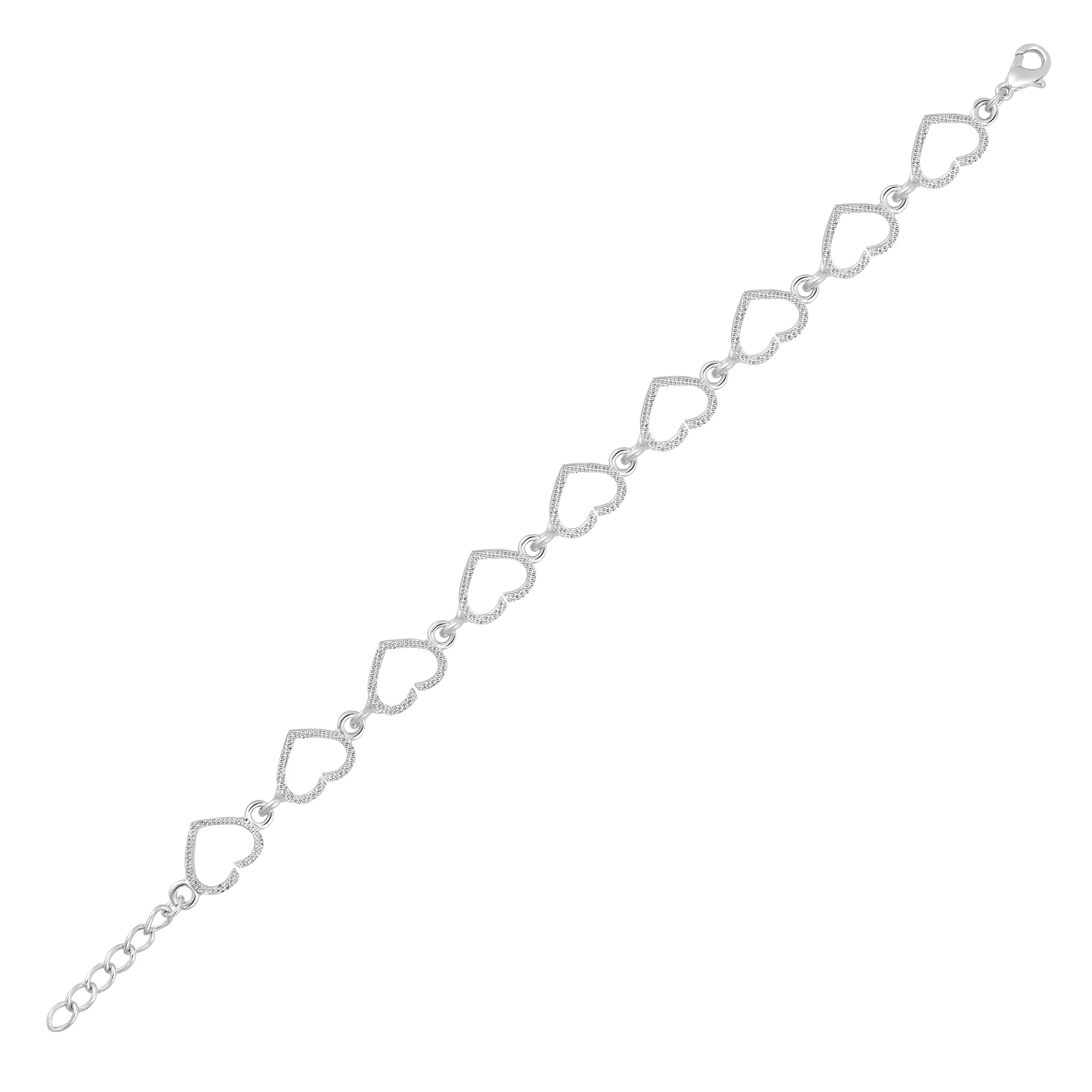 Heart Link Adjustable Bracelet