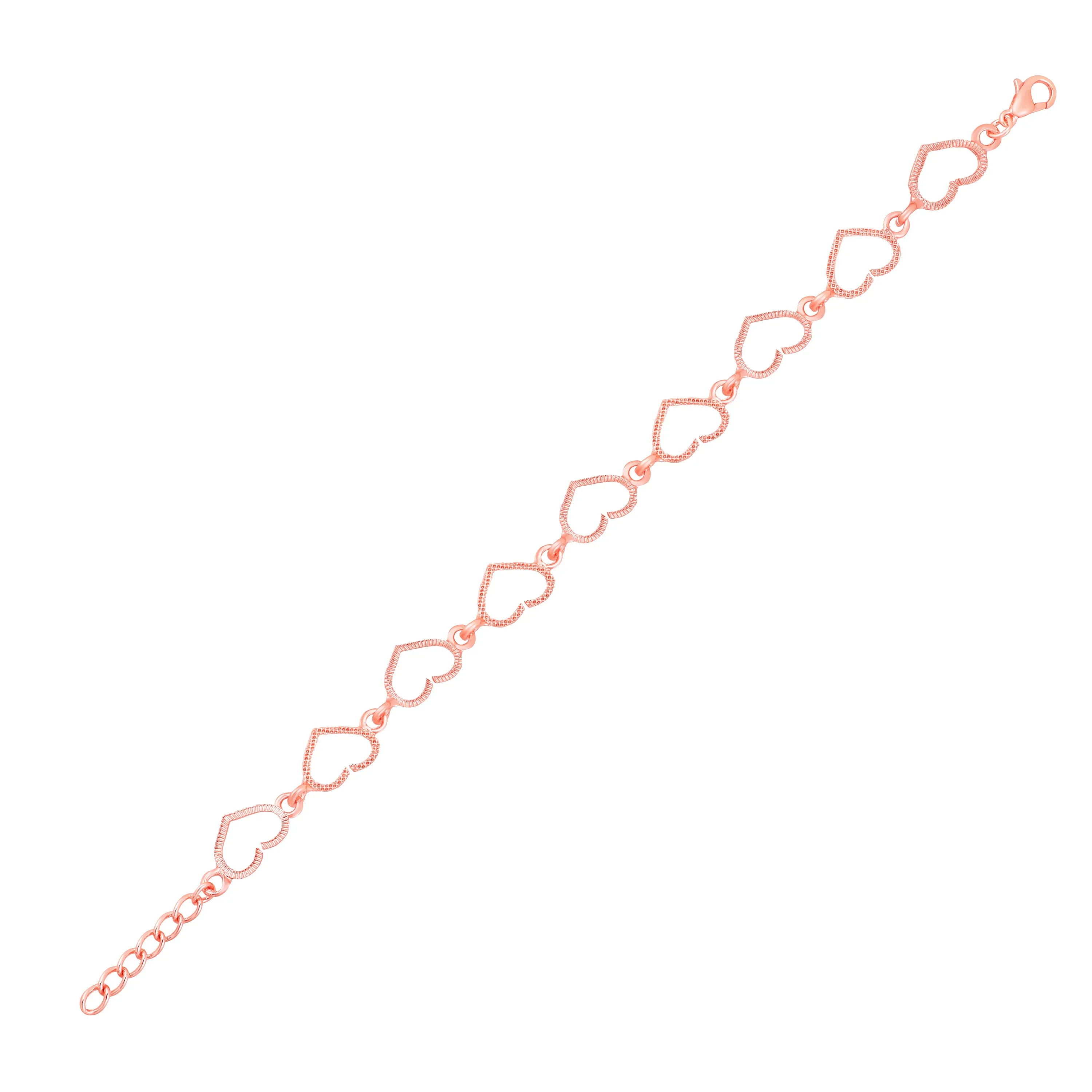 Heart Link Adjustable Bracelet