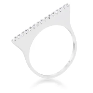 Karolina 0.2ct CZ Contemporary Simple Ring