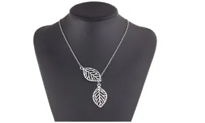 Leaves Choker Pendant Necklace