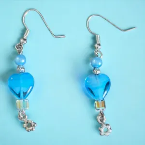 Lovely in blue earrings