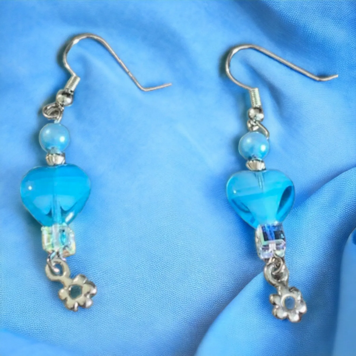 Lovely in blue earrings
