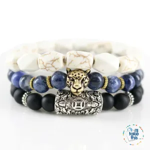 Men's 3 Piece Lord Blessing Bracelets are made for your Wealth, Good Fortune and Prosperity
