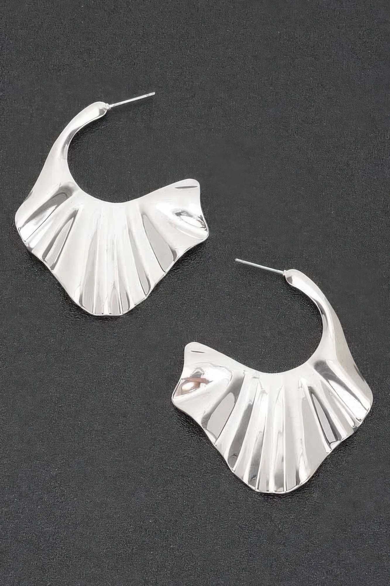 Metal Skirted Earring