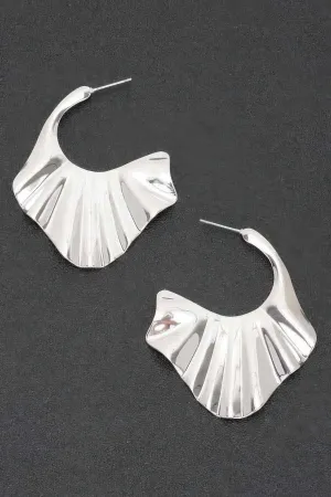 Metal Skirted Earring