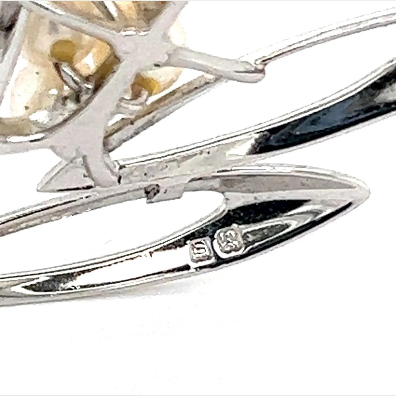 Mikimoto Estate Akoya Pearl Brooch Pin Sterling Silver 4.5 mm M270