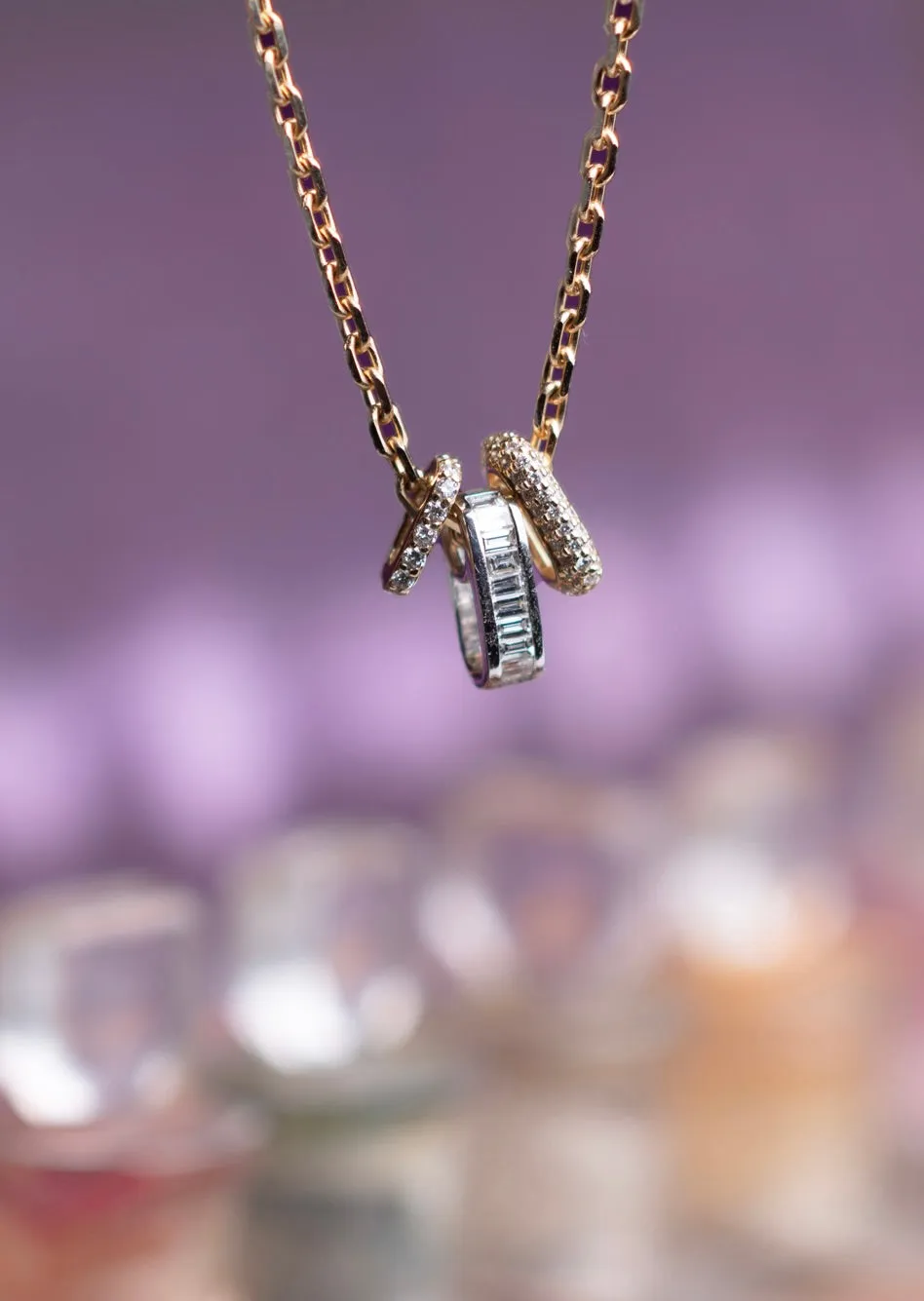 Mini Triple Legend Link Necklace
