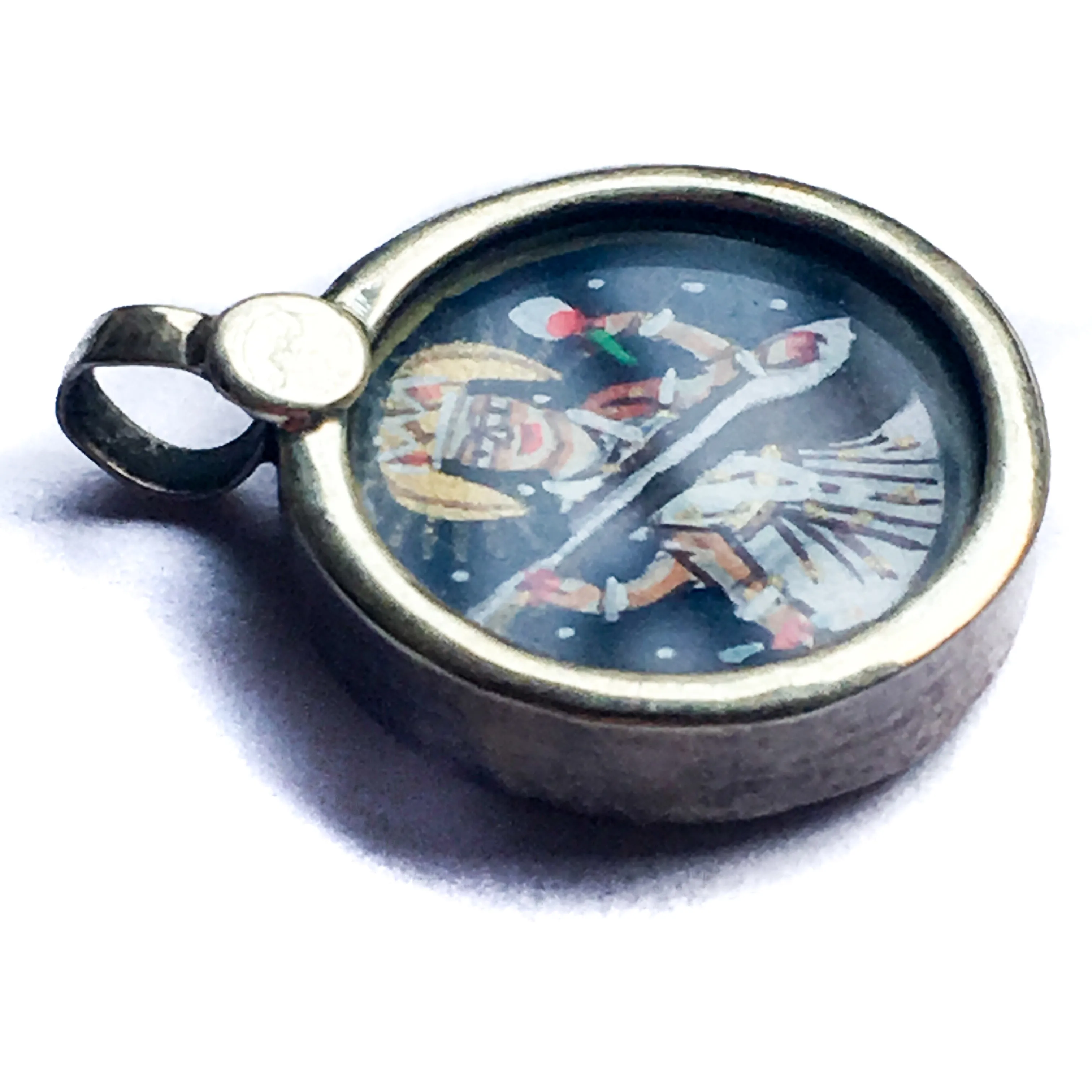 Miniature Painting of Saraswati Charm