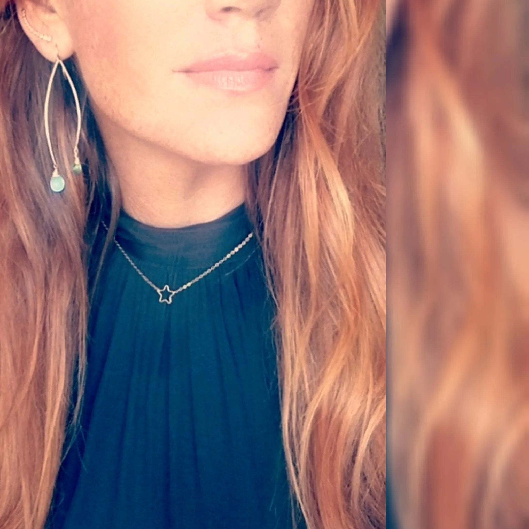 Mommy & Me Open Star Necklace Set