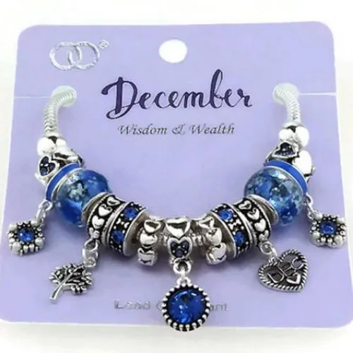 Multi Bead Birthstone Bracelet
