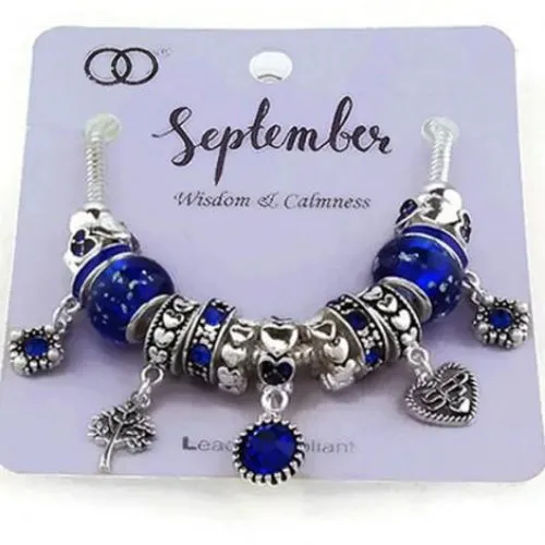 Multi Bead Birthstone Bracelet