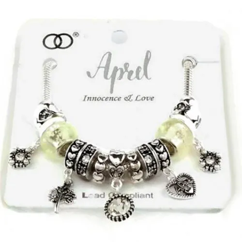 Multi Bead Birthstone Bracelet