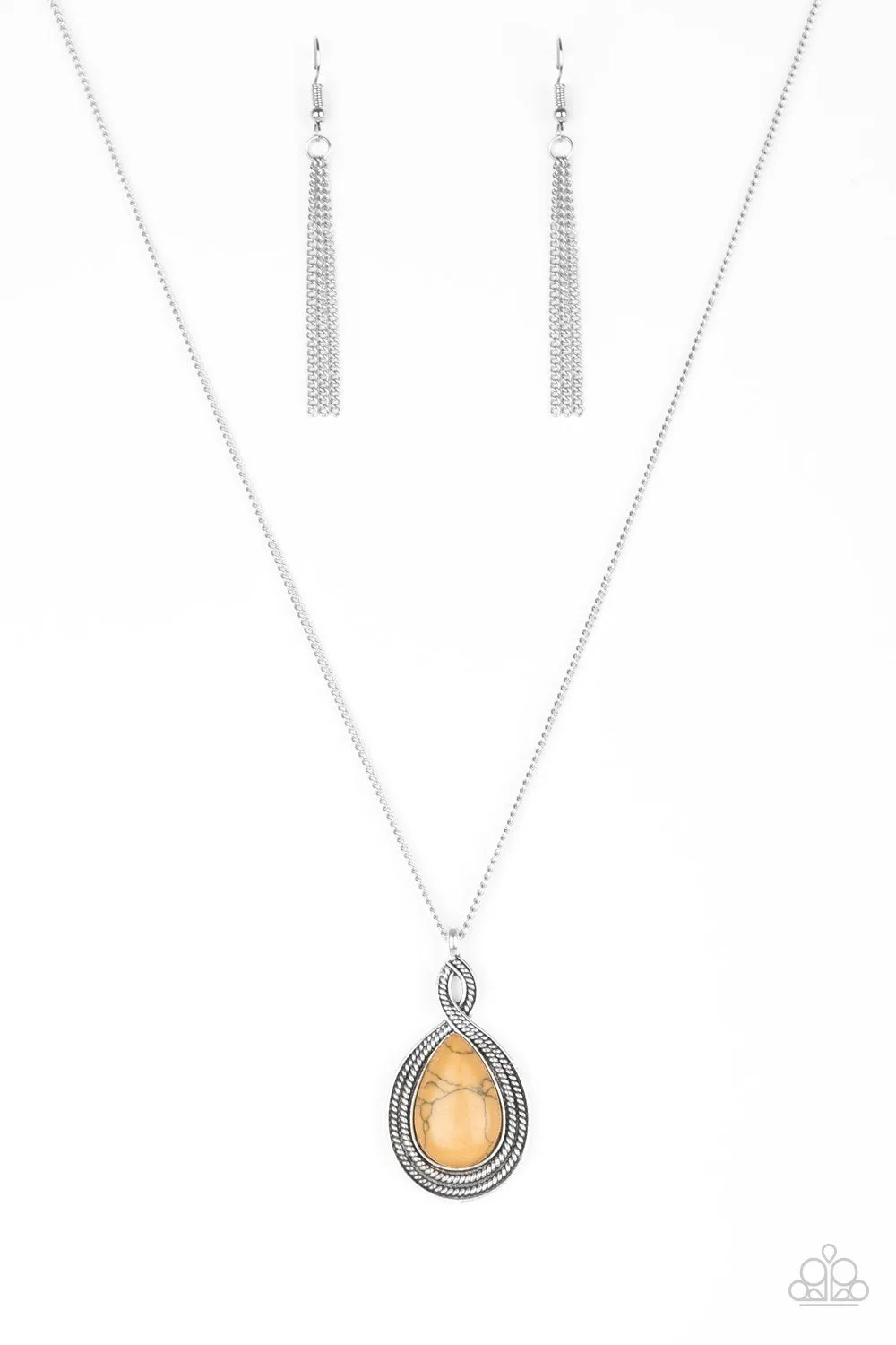Paparazzi Necklace ~ Rancho Rustler - Yellow