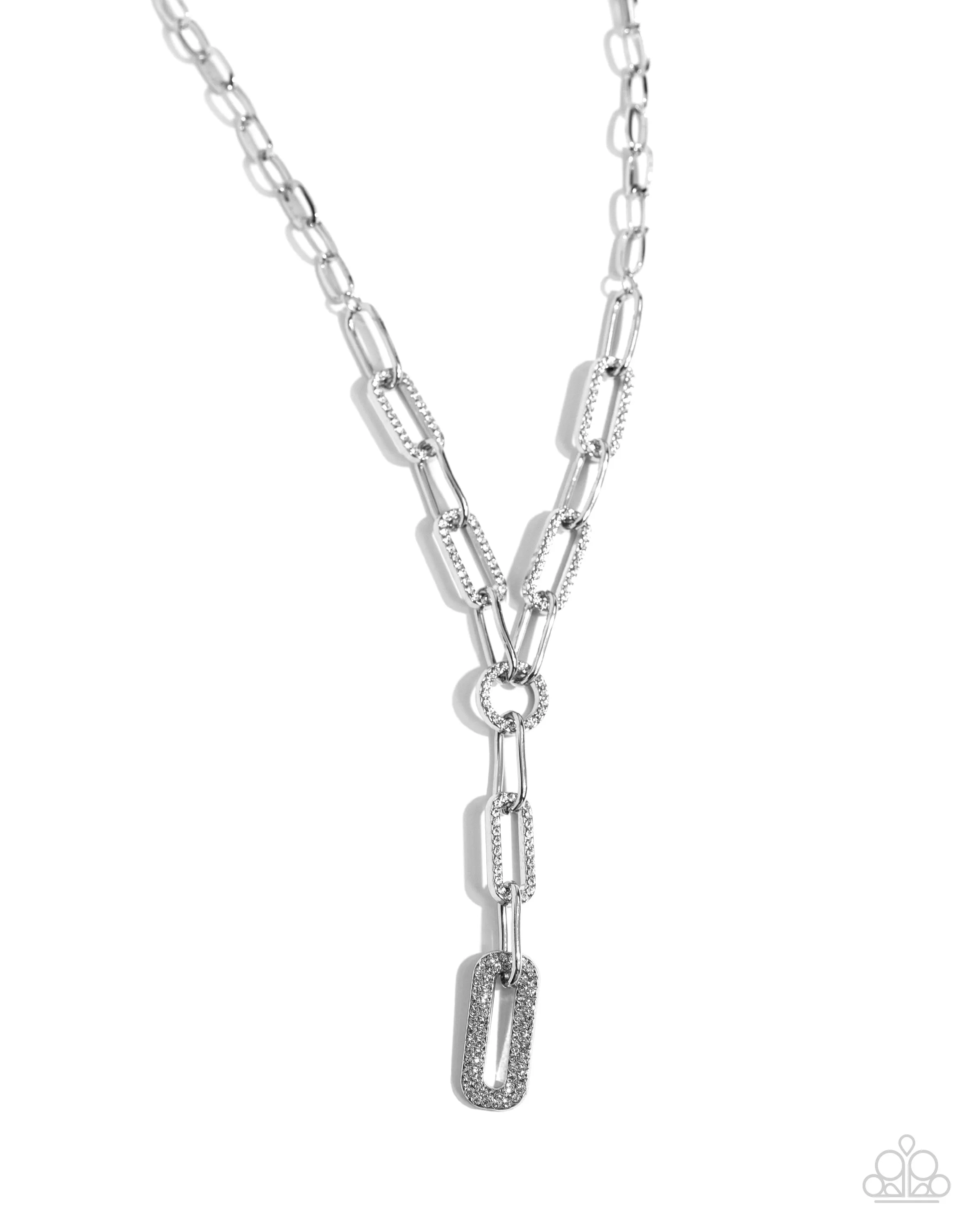 Paparazzi Refined Rebel Necklace White