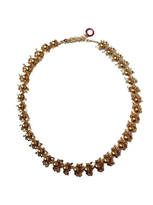 Pearl & Leaf Classic Handmade Necklace