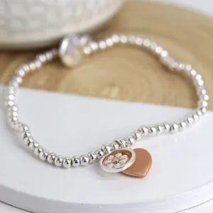 POM Daisy & Heart Bracelet