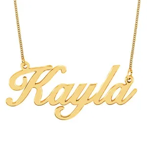 "Kayla" Personalized Classic Name Necklace