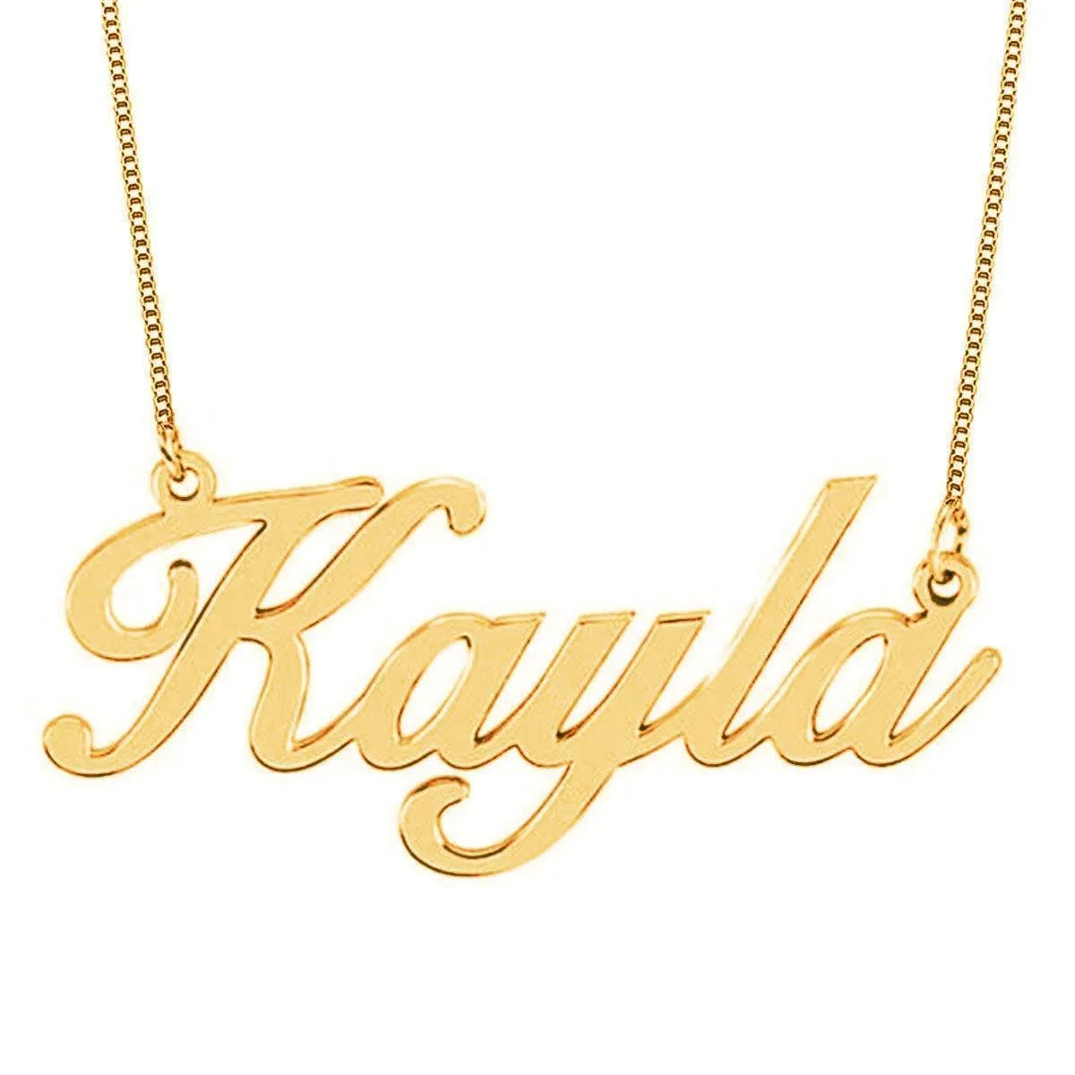 "Kayla" Personalized Classic Name Necklace