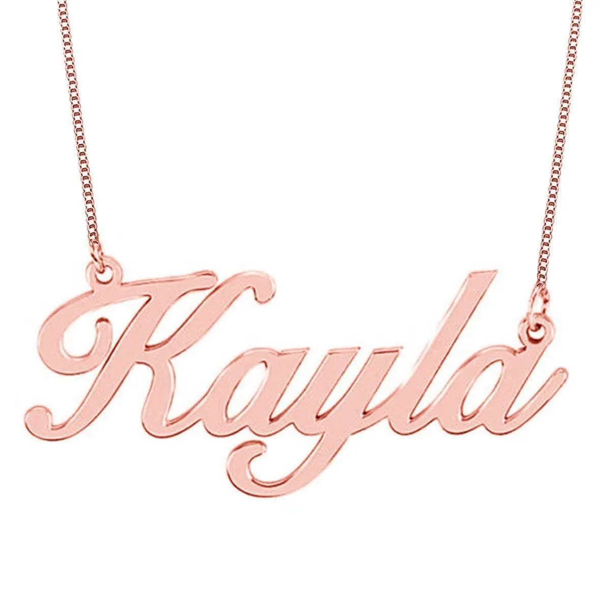 "Kayla" Personalized Classic Name Necklace