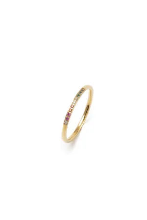 Rainbow Simple Ring
