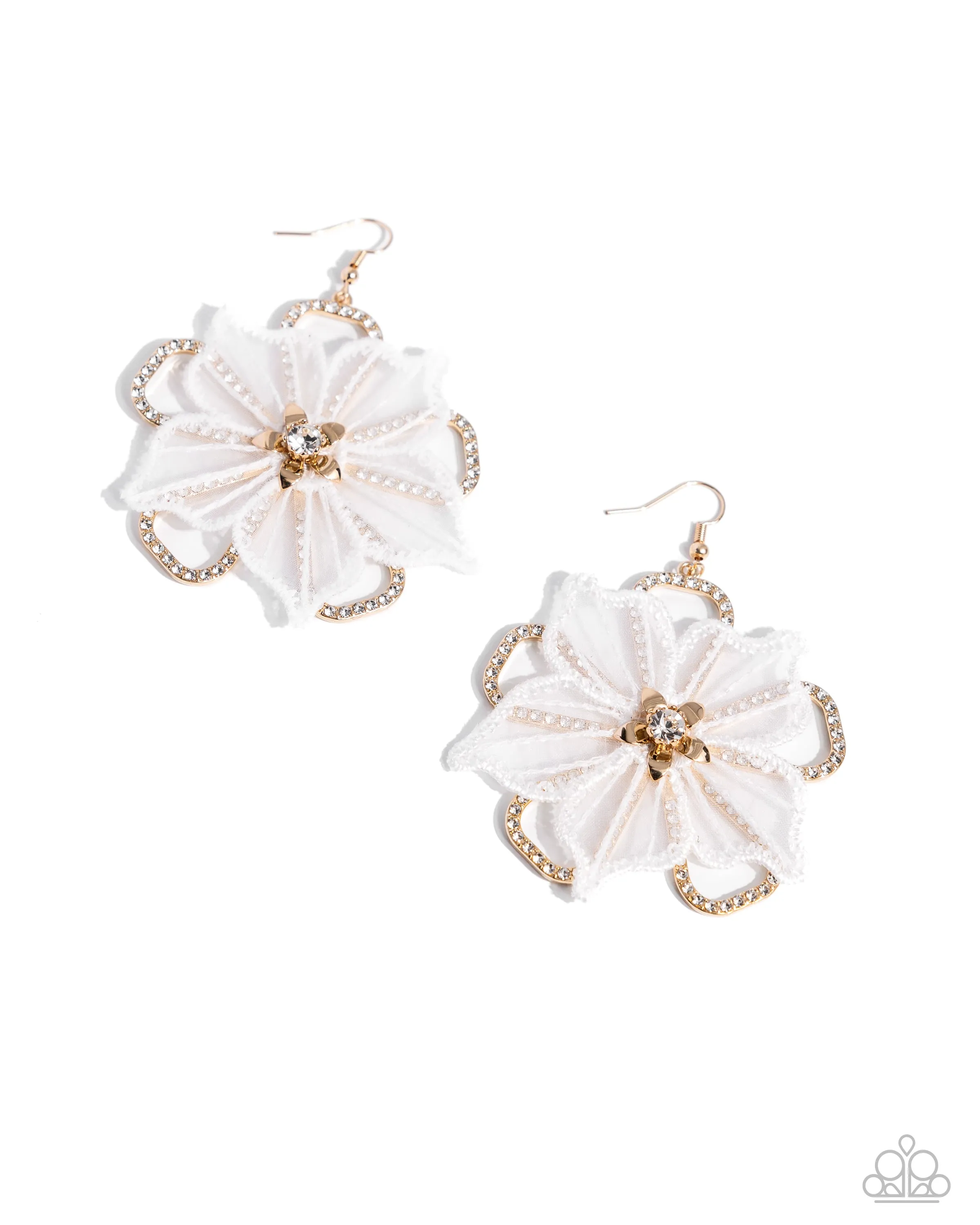 Refined Recognition - Gold Paparazzi Accessories